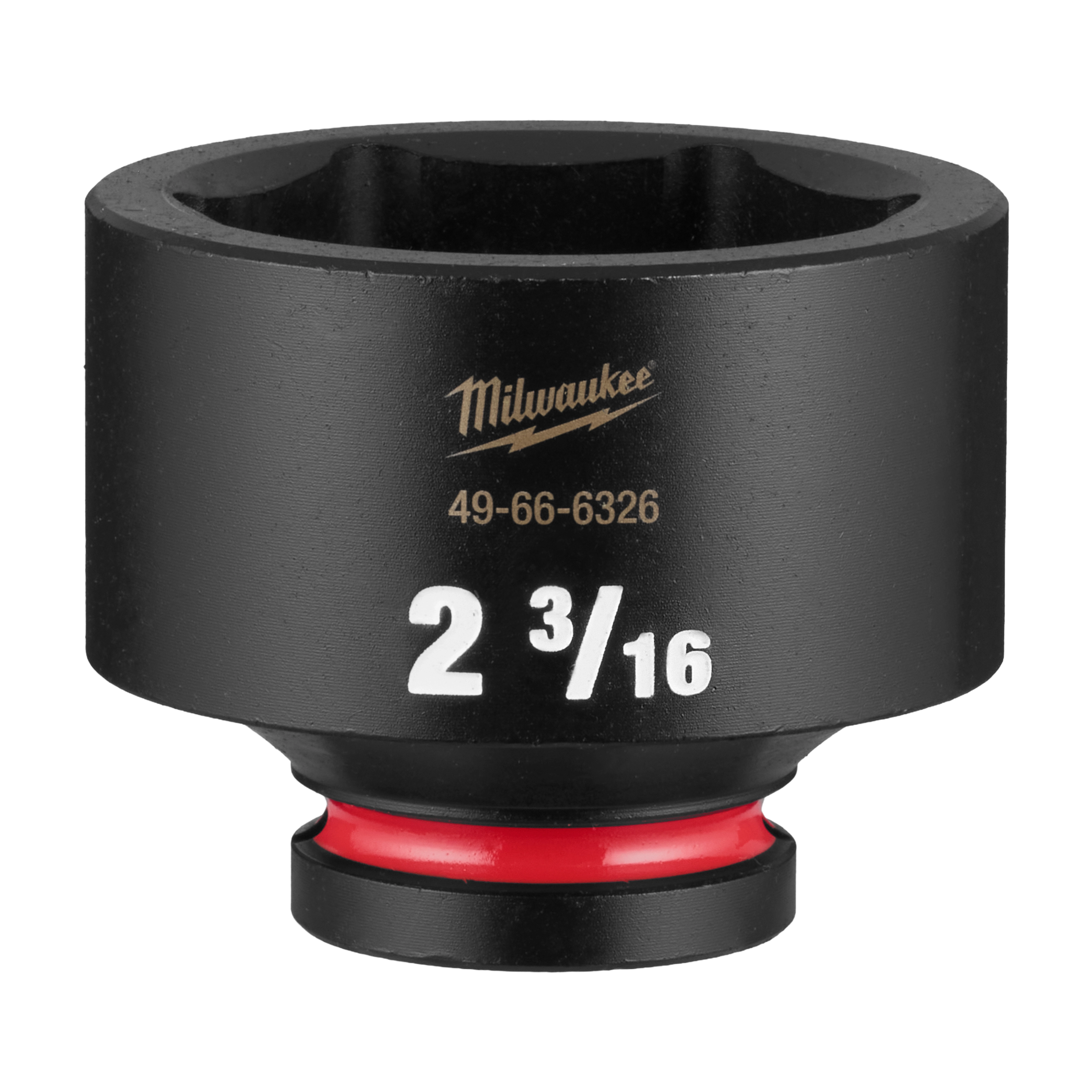 SHOCKWAVE Impact Duty 3/4" Drive 2-3/16" Standard 6 Point Socket standing upright on a plain background.
