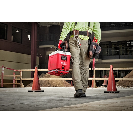 PACKOUT Compact Cooler 16 Qt. Red - Milwaukee 48-22-8460, Lockable Handles