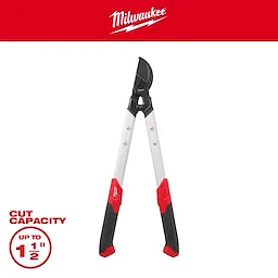 1-1/2” Lopper with long handles and black and red grips centered on a white background.