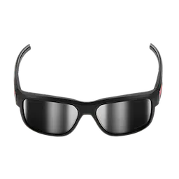 Polarized Full Frame Safety Glasses with Removable Side Shields have mirrored dual coat lenses and a sleek, black full frame design. The glasses offer advanced eye protection and side shields that can be detached, enhancing versatility for different work environments.