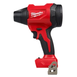 The M18™ Brushless Precision Blower is a red, handheld tool from Milwaukee. It features a compact, ergonomic design with a black nozzle and handle for user comfort and control. The blower is battery-powered and suited for precise, efficient cleaning tasks.
