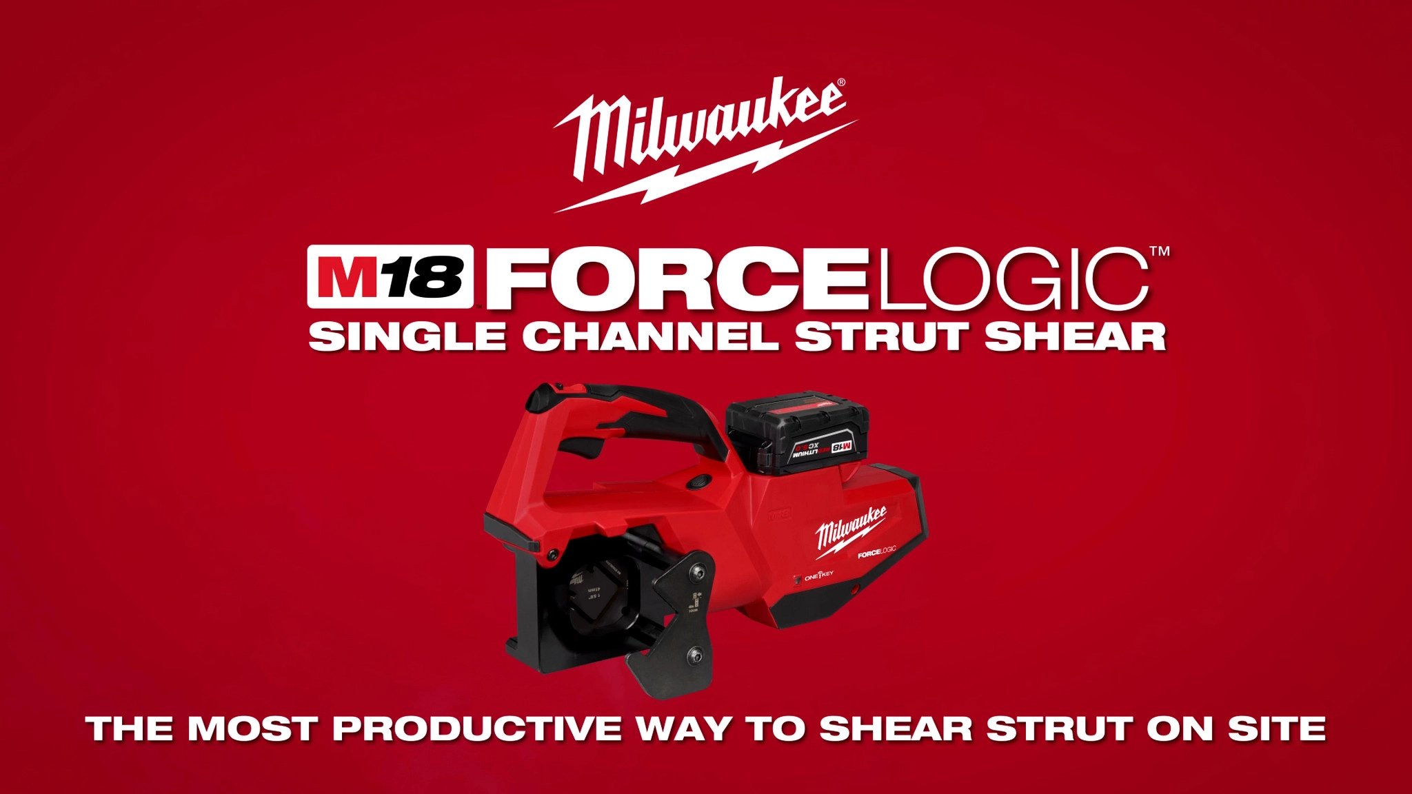 Milwaukee® M18™ FORCELOGIC™ Single Channel Strut Shear_Social