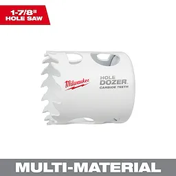1-7/8 inch Hole Dozer with Carbide Teeth Hole Saw, designed for cutting through various materials with precision and durability.