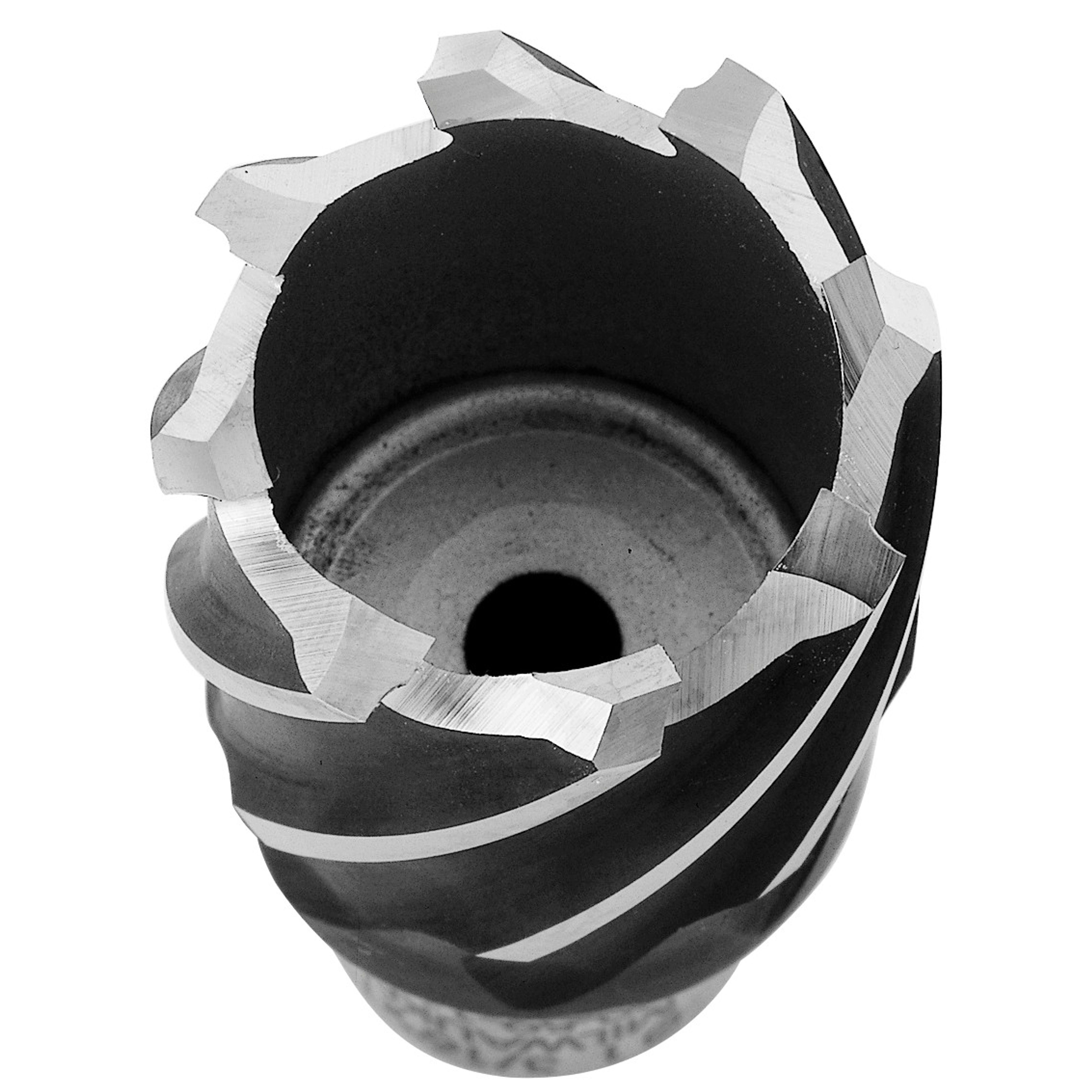 1" x 1" Annular Cutter, 49-59-1000, features sharp cutting edges and a hollow center, designed for efficient metal drilling.