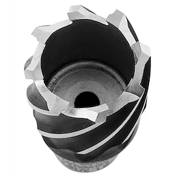 1" x 1" Annular Cutter, 49-59-1000, features sharp cutting edges and a hollow center, designed for efficient metal drilling.