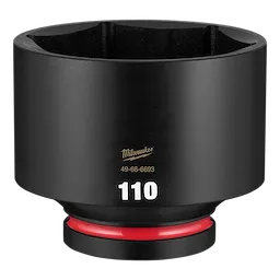SHOCKWAVE Impact Duty 1" Drive 110mm Standard 6 Point Socket standing upright on a plain background.