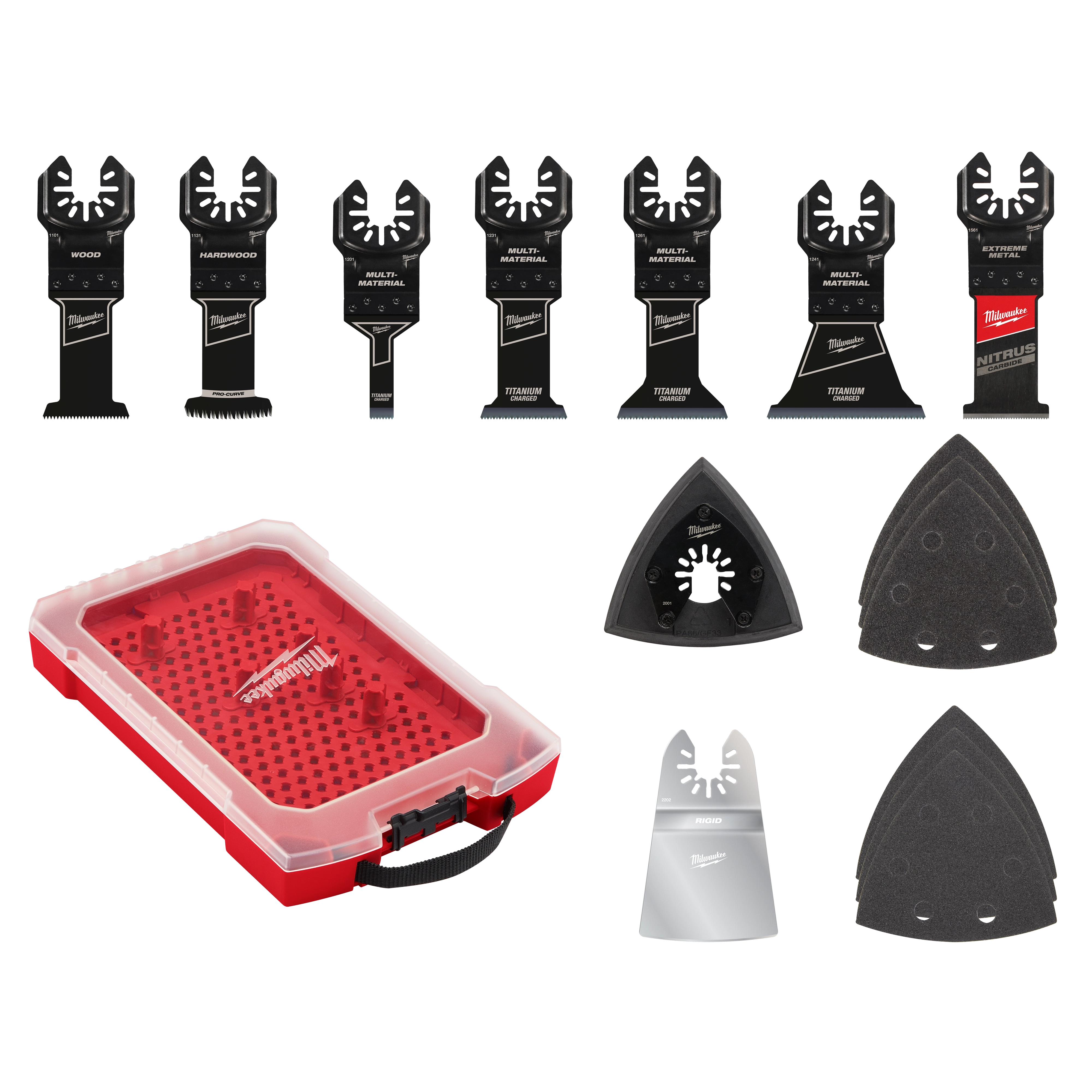 OPEN-LOK™ 15 PC Oscillating Multi-Tool Blade Set | Milwaukee Tool