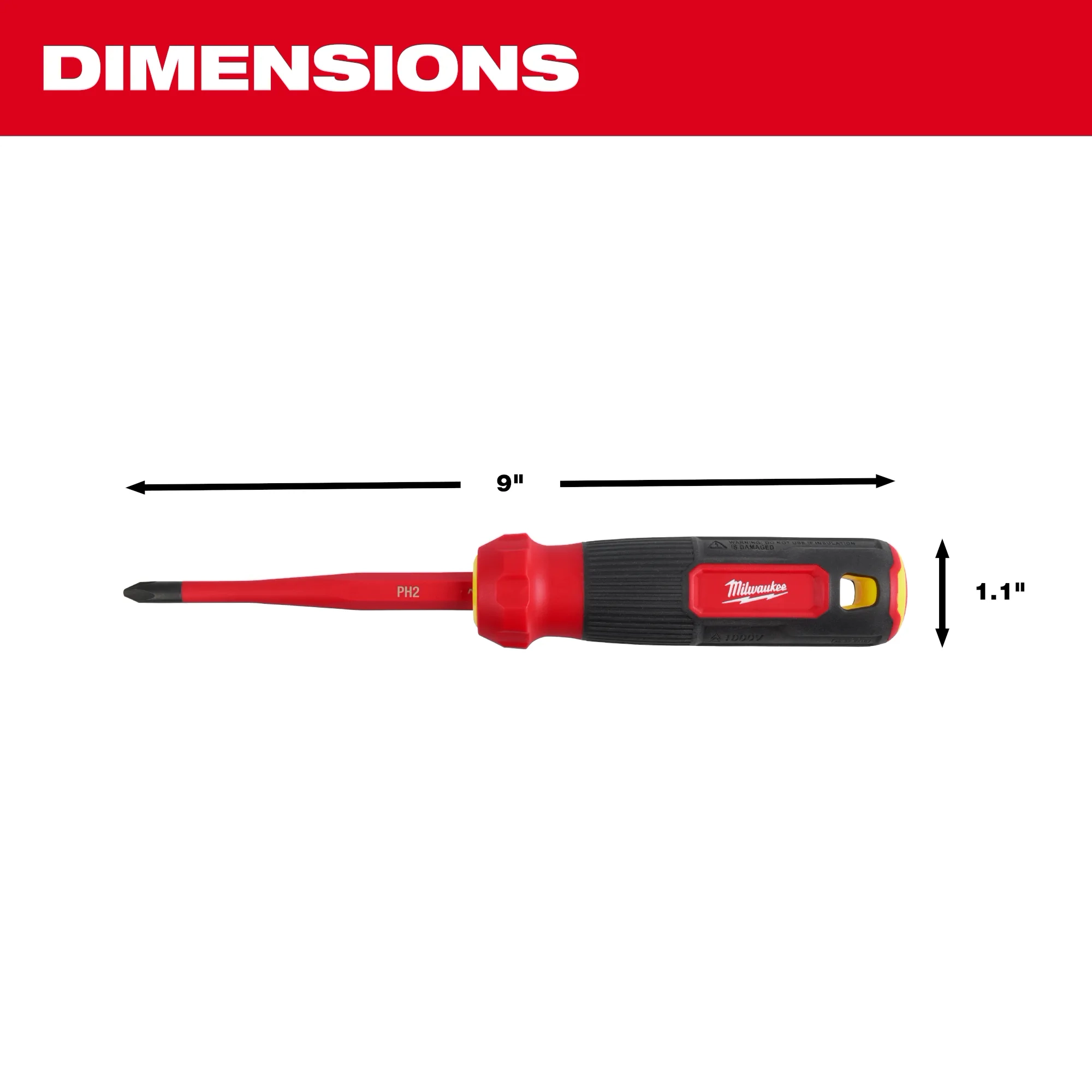 Milwaukee 48-22-2217 8-in-1 Insulated Precision Screwdriver Set - 1000V Rated, Multi-Bit