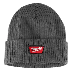 Image of the Milwaukee Rib-Knit Cuffed Beanie in gray