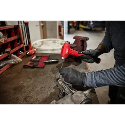 Worker using the 16oz Dead Blow Ball Peen Hammer