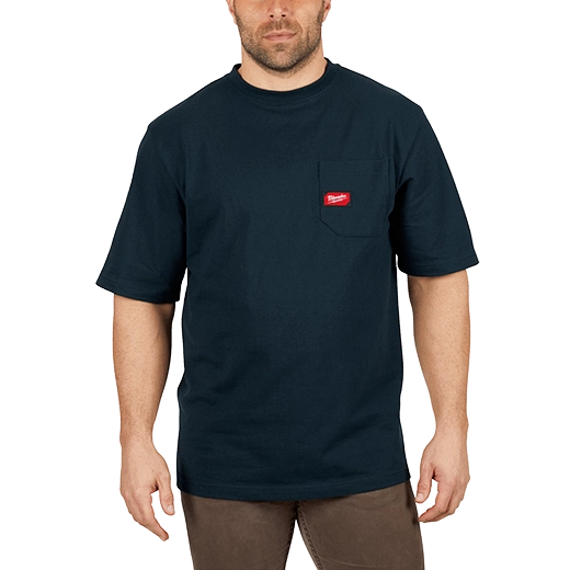 601BL, 601BLS, 601BLM, 601BLL, 601BLXL, 601BLXXL, 601BL3XL - Short Sleeve Heavy Duty Pocket T-Shirt