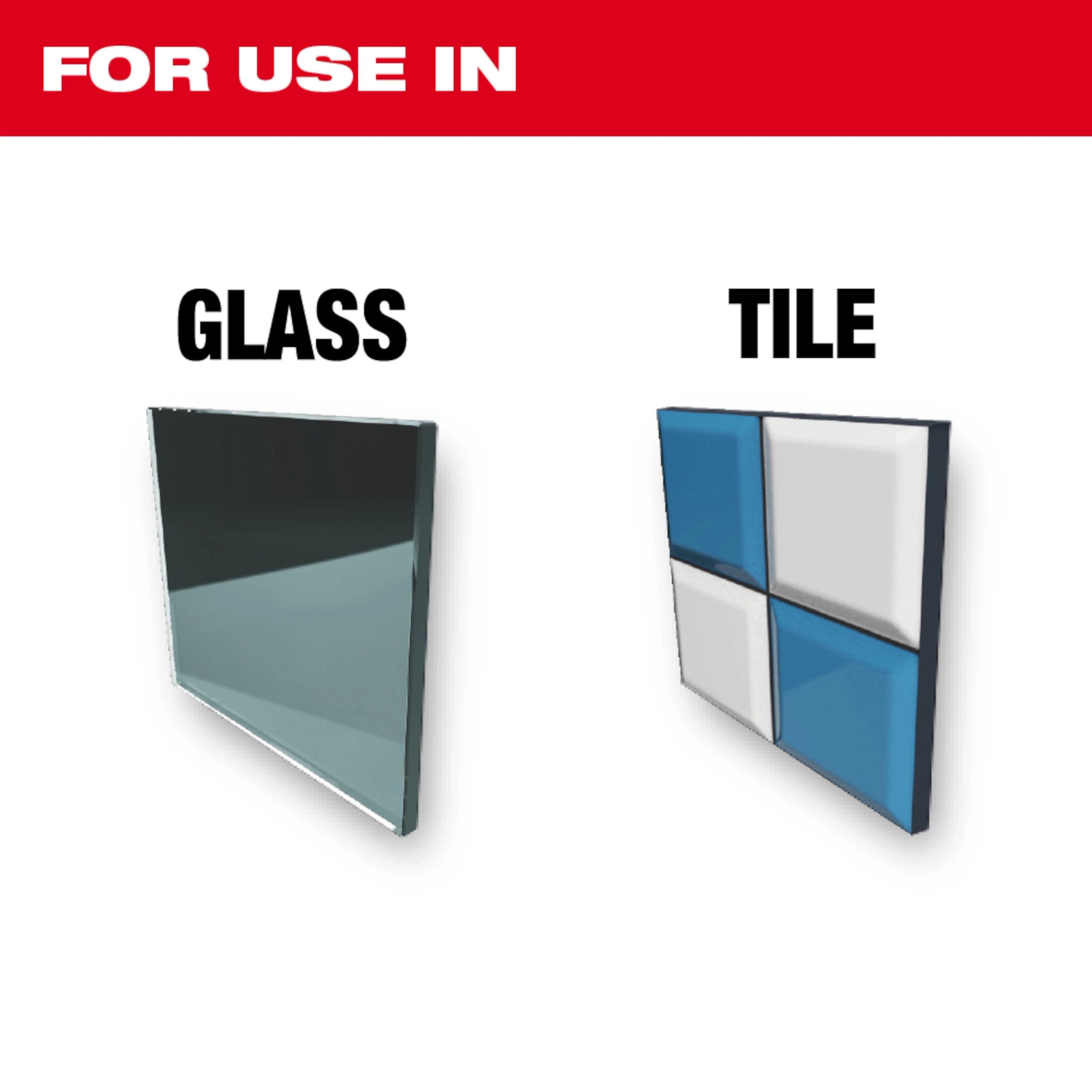Glass and Tile Drill Bits For Use in