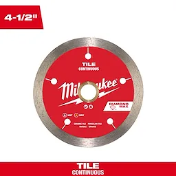 Milwaukee DIAMOND MAX™ Continuous Tile Diamond Blade