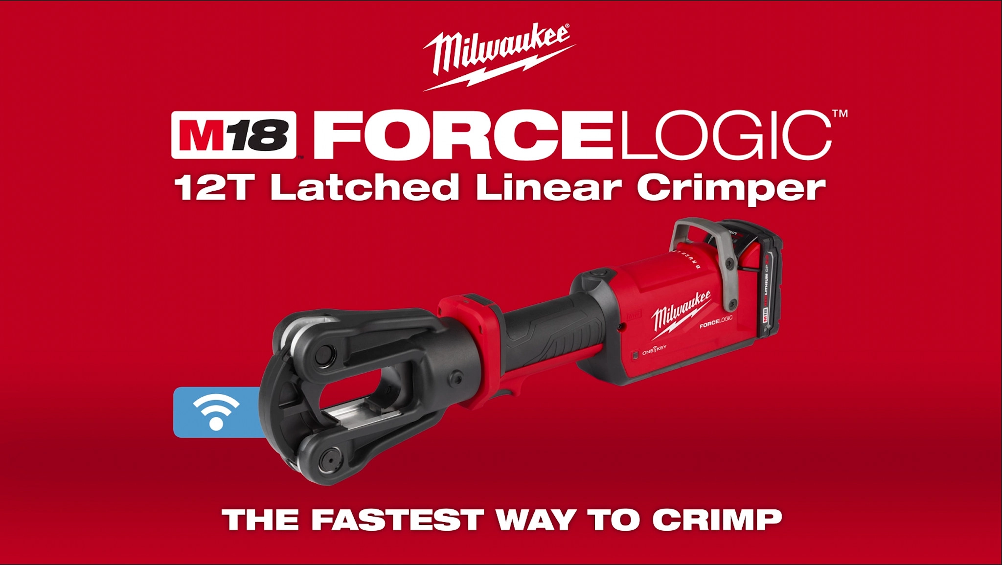 M18™ FORCE LOGIC™ 12T Latched Linear Crimper