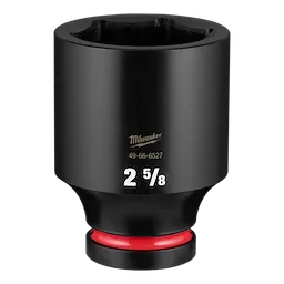 SHOCKWAVE Impact Duty 1" Drive 2-5/8" Deep 6 Point Socket standing upright on a plain background.