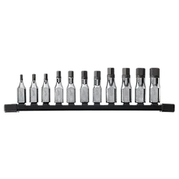 11pc 3/8” Drive Hex Bit Socket Set - Metric