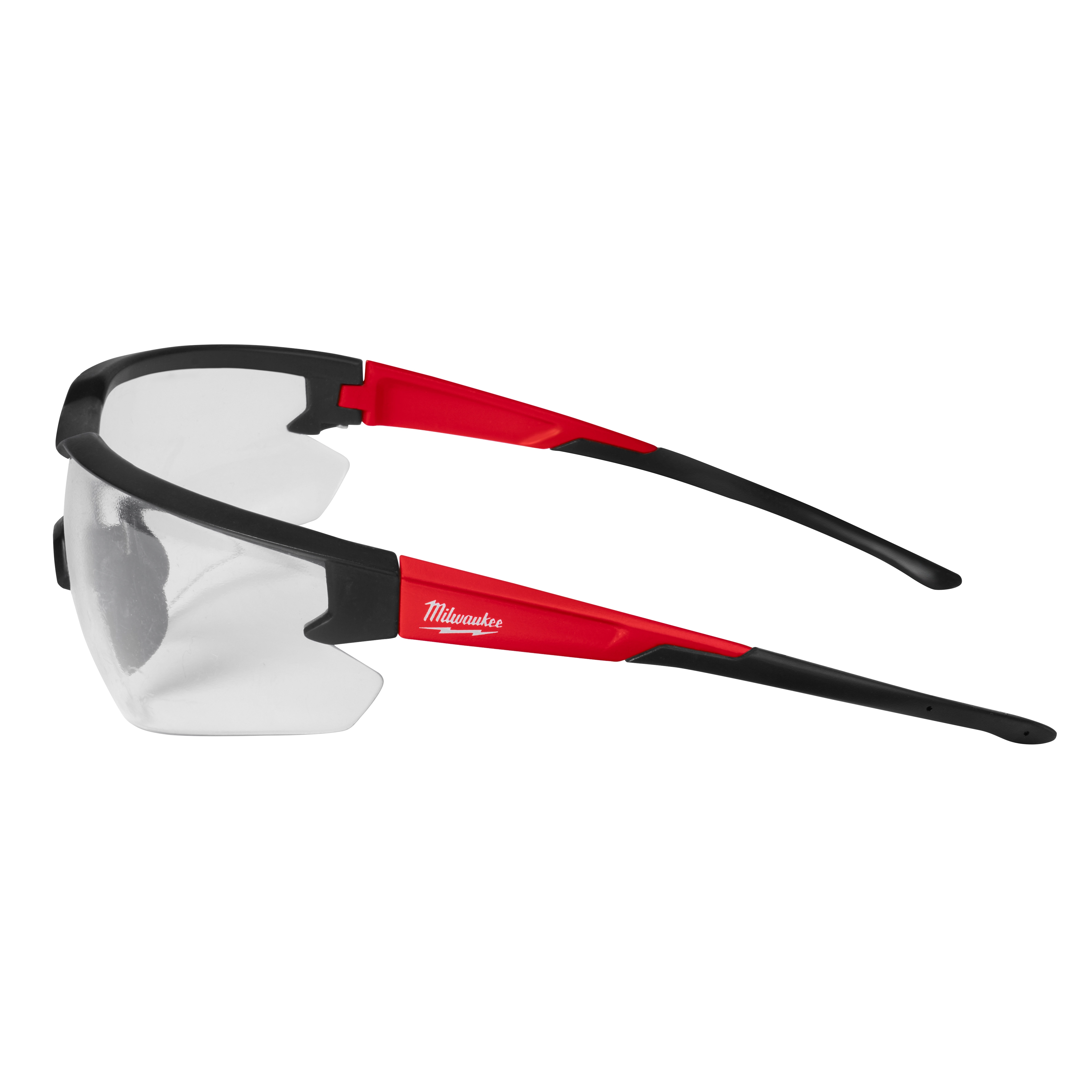 Milwaukee +2.00 Bifocal Safety Glasses - Clear Lenses, Anti-Scratch, Half Frame - Made In USA