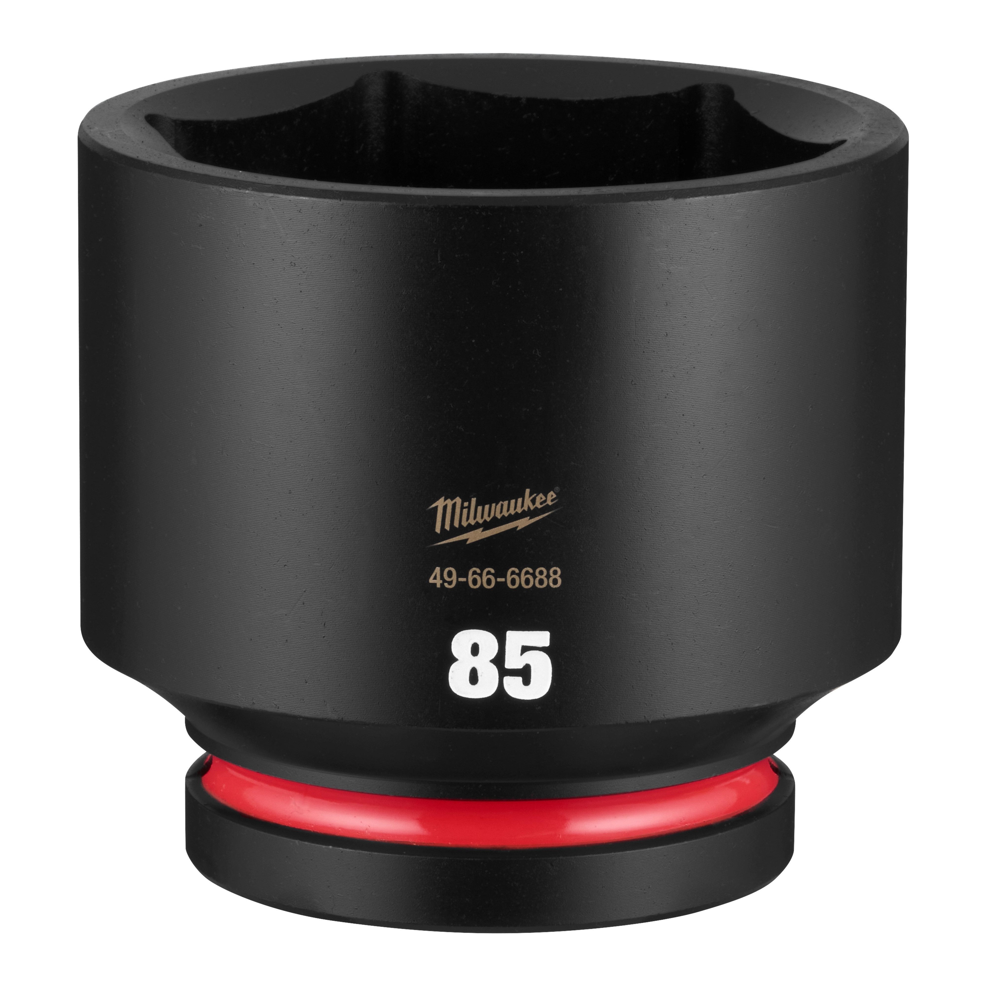 SHOCKWAVE Impact Duty 1" Drive 85mm Standard 6 Point Socket standing upright on a plain background.