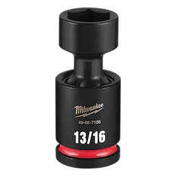 SHOCKWAVE Impact Duty 1/2" Drive 13/16" Standard Swivel Socket standing upright with a red band near the base.