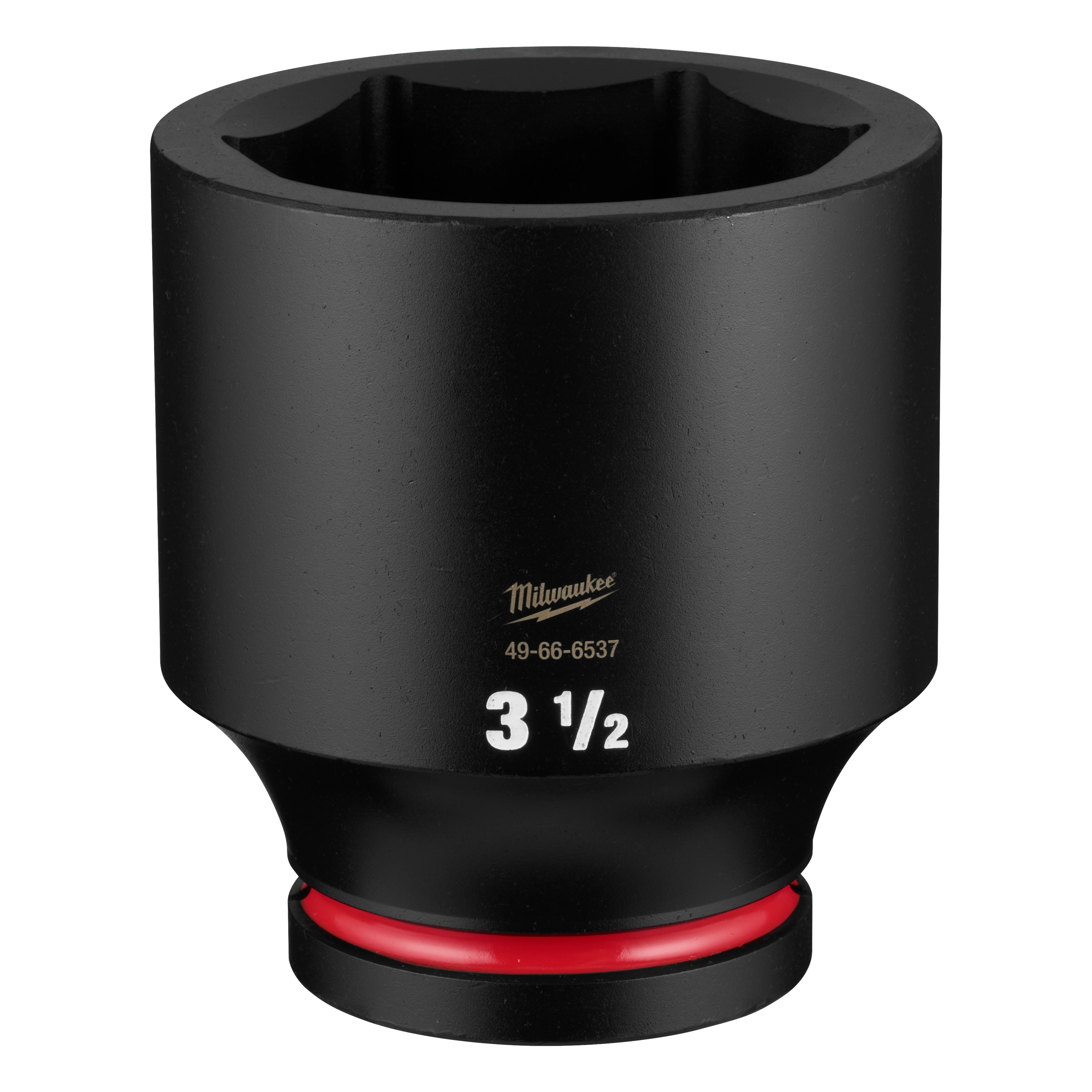 SHOCKWAVE Impact Duty 1" Drive 3-1/2" Deep 6 Point Socket standing upright on a plain background.