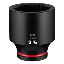 SHOCKWAVE Impact Duty 1" Drive 3-1/2" Deep 6 Point Socket standing upright on a plain background.