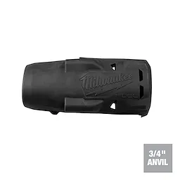 M18 FUEL 3/4" High Torque Impact Wrench w/ ONE-KEY Protective Boot shown with 3/4" anvil label in corner.