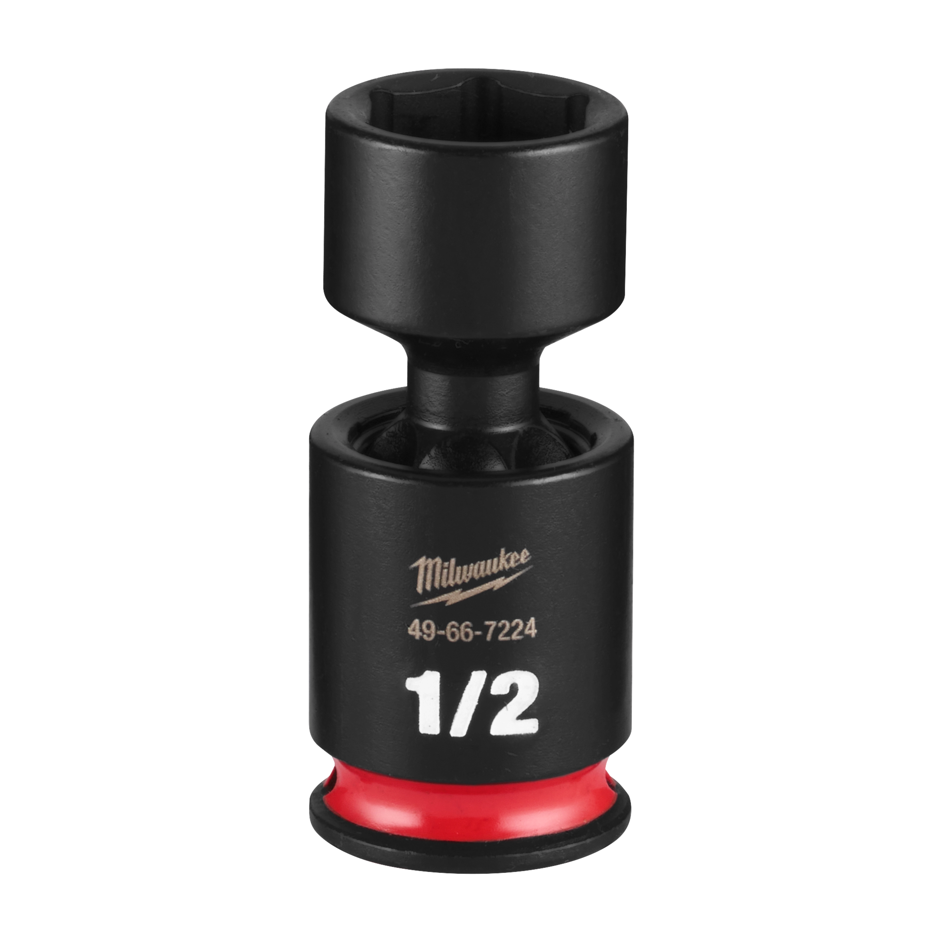 SHOCKWAVE Impact Duty 1/4" Drive 1/2" Standard Swivel Socket standing upright on a plain background.