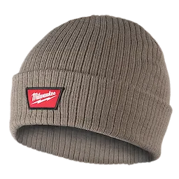Image of the Milwaukee Rib-Knit Cuffed Beanie in brown