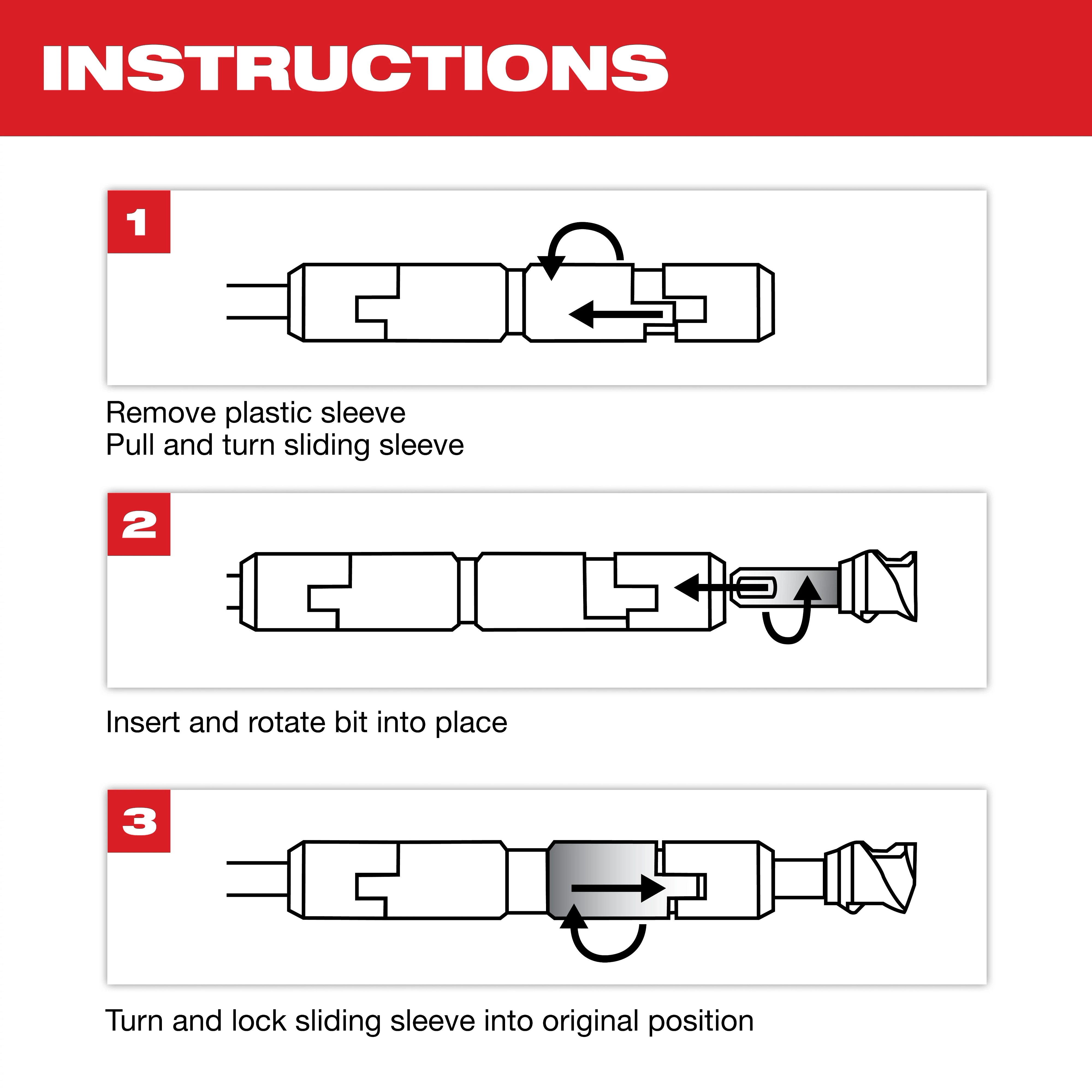 15" MAX-LOK™ SDS MAX Extension
