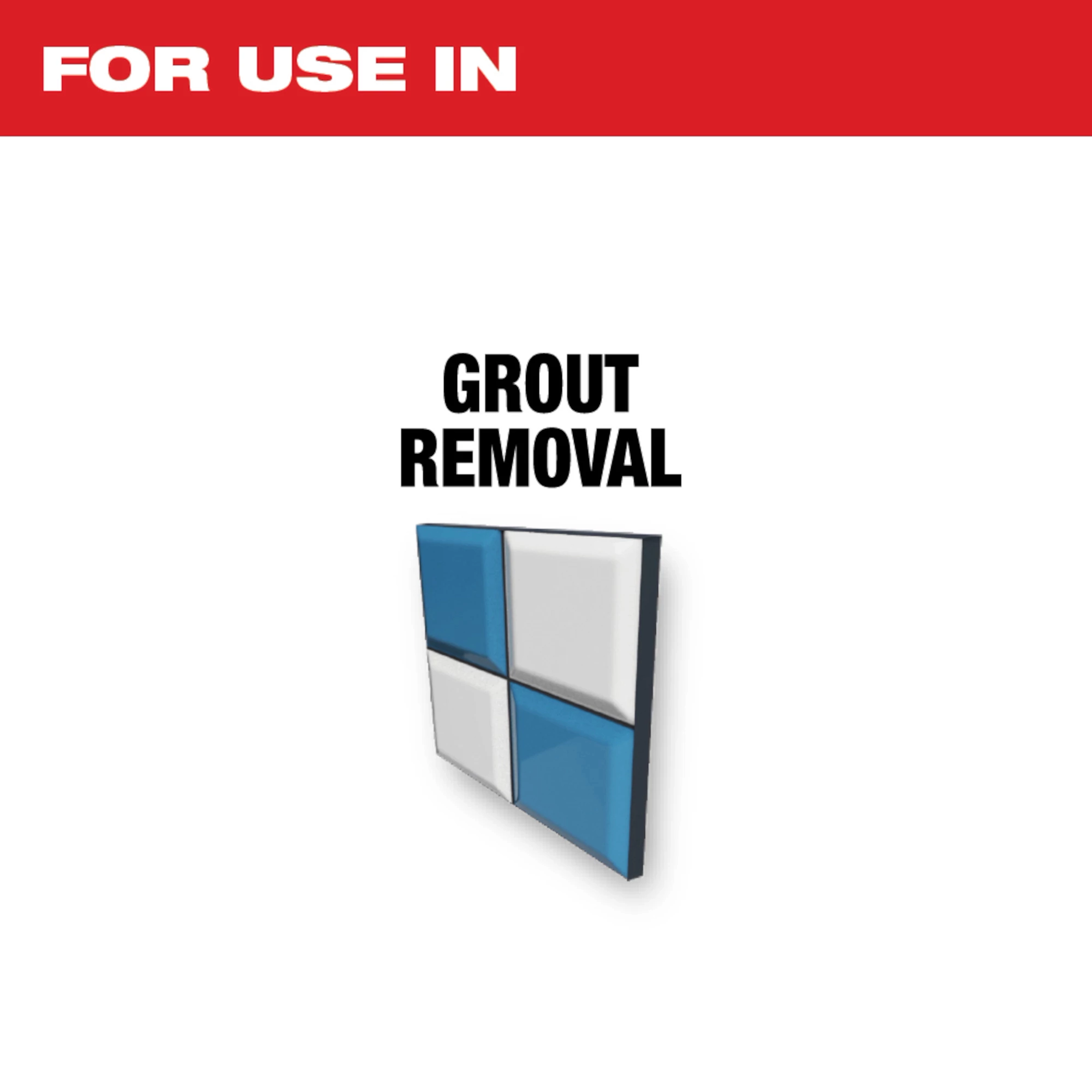 Diamond Grit Boot Blade For Use In
Grout