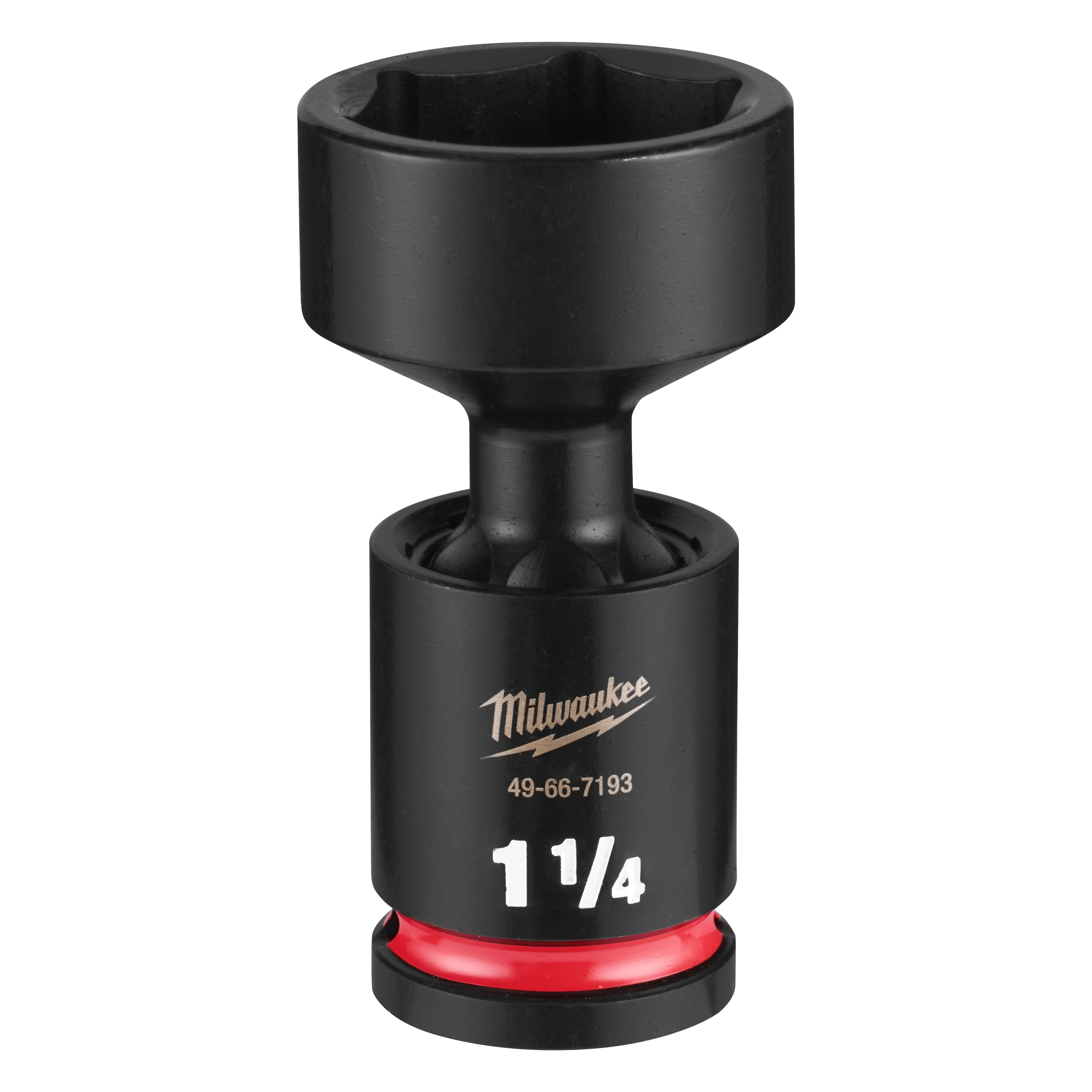 SHOCKWAVE Impact Duty 1/2" Drive 1-1/4" Standard Swivel Socket standing upright on a plain background.