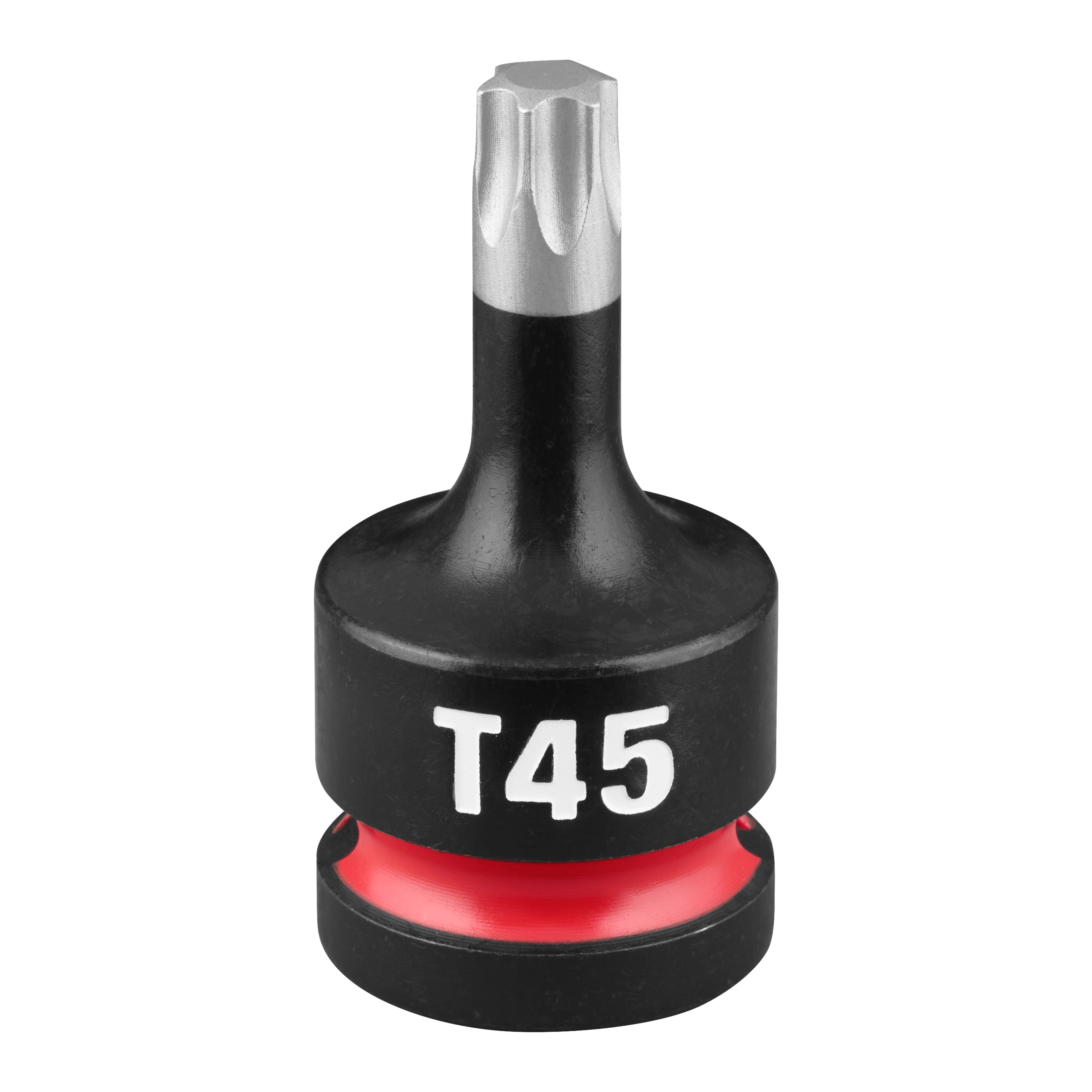 SHOCKWAVE Impact Duty 1/2" Drive 2" Torx T45 Bit Socket standing upright on a plain background.
