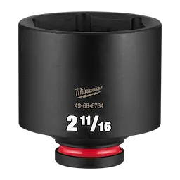 SHOCKWAVE Impact Duty 3/4" Drive 2-11/16" Deep 6 Point Socket standing upright on a plain background.