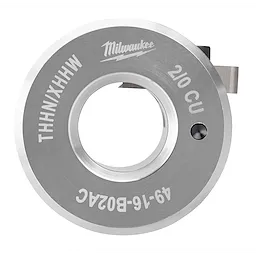 2/0 AWG Cu THHN/XHHW Bushing is a round metal tool with a central hole and manufacturer's branding.