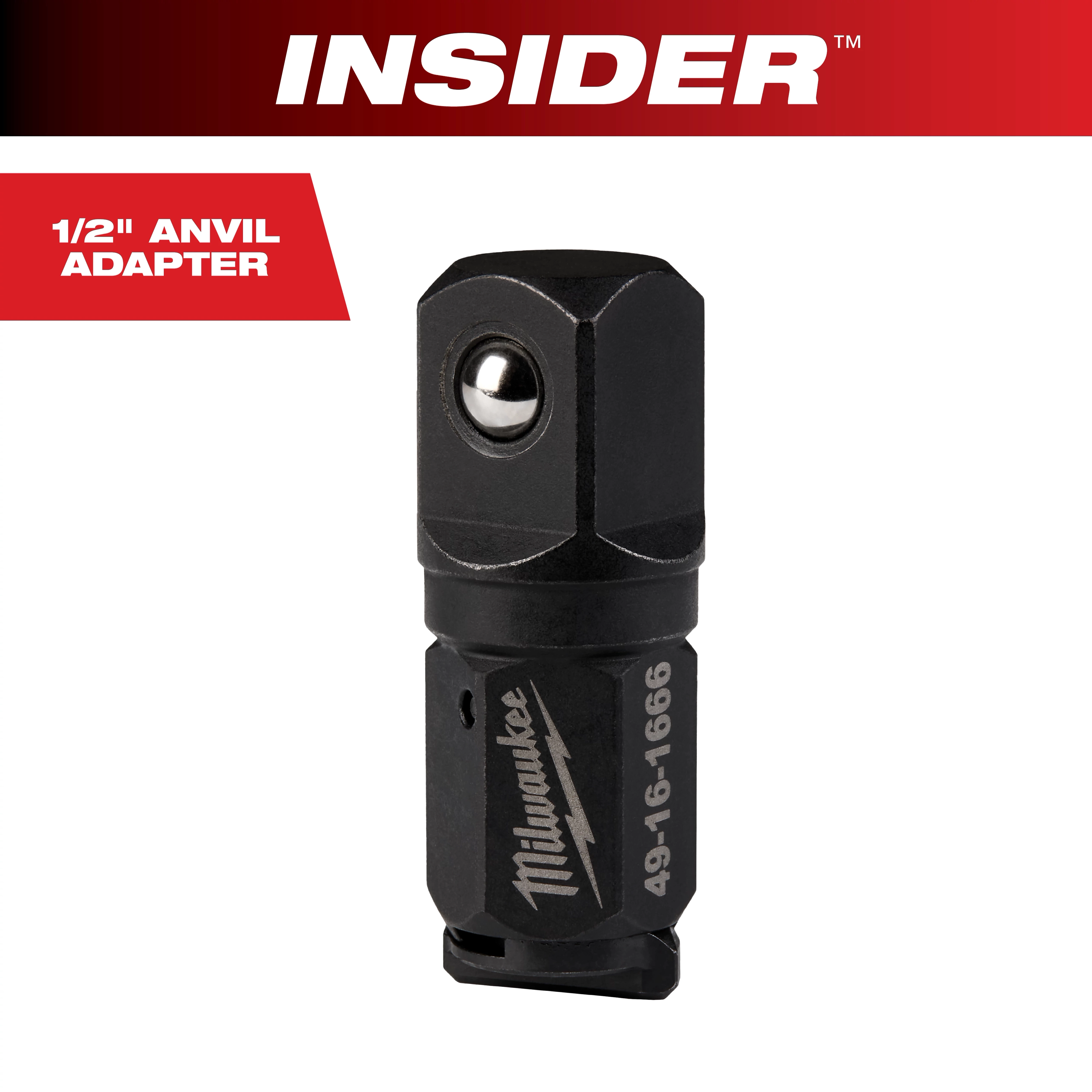 INSIDER™ Box Ratchet 1/2" Anvil Adapter
