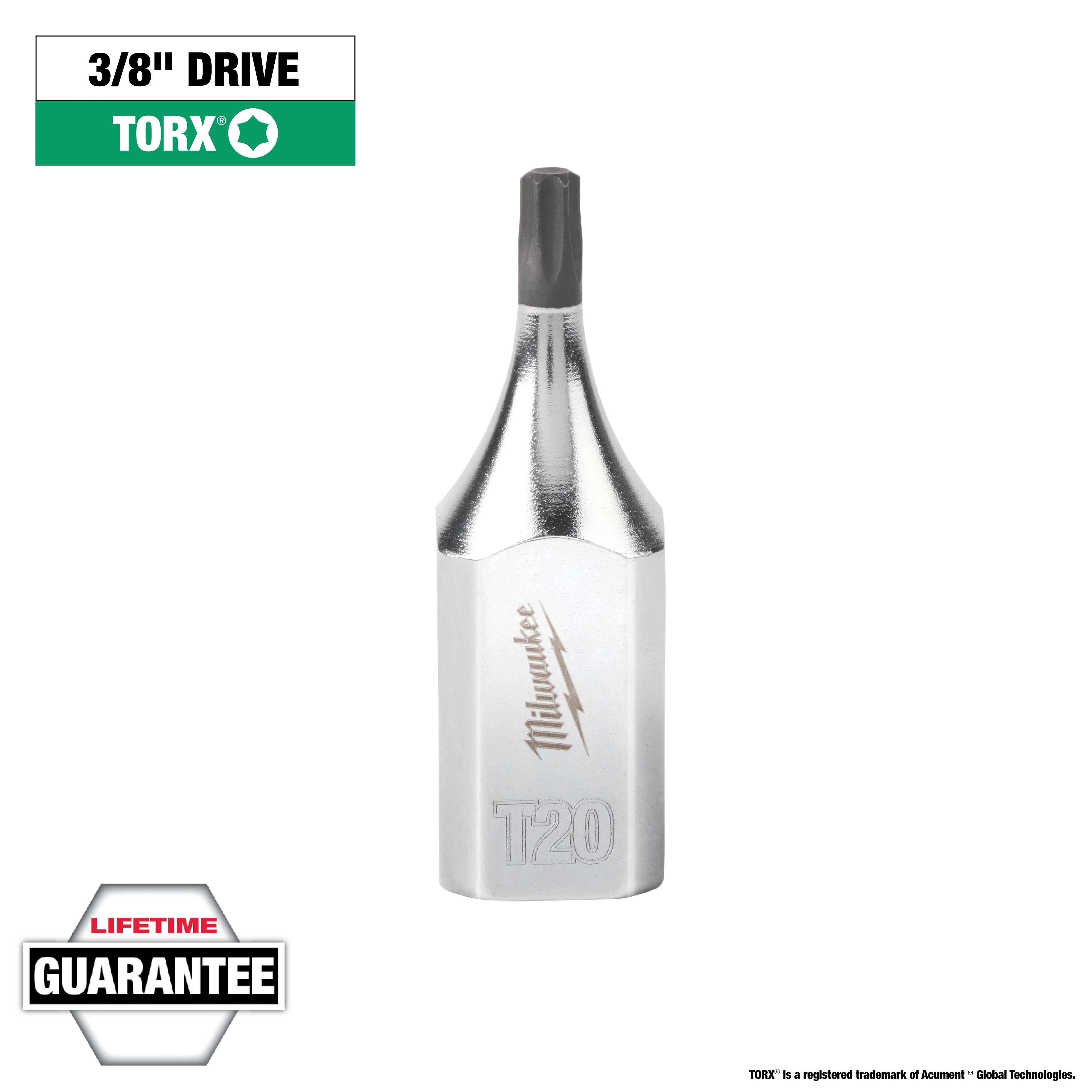 3/8" Drive T20 Torx Bit Socket