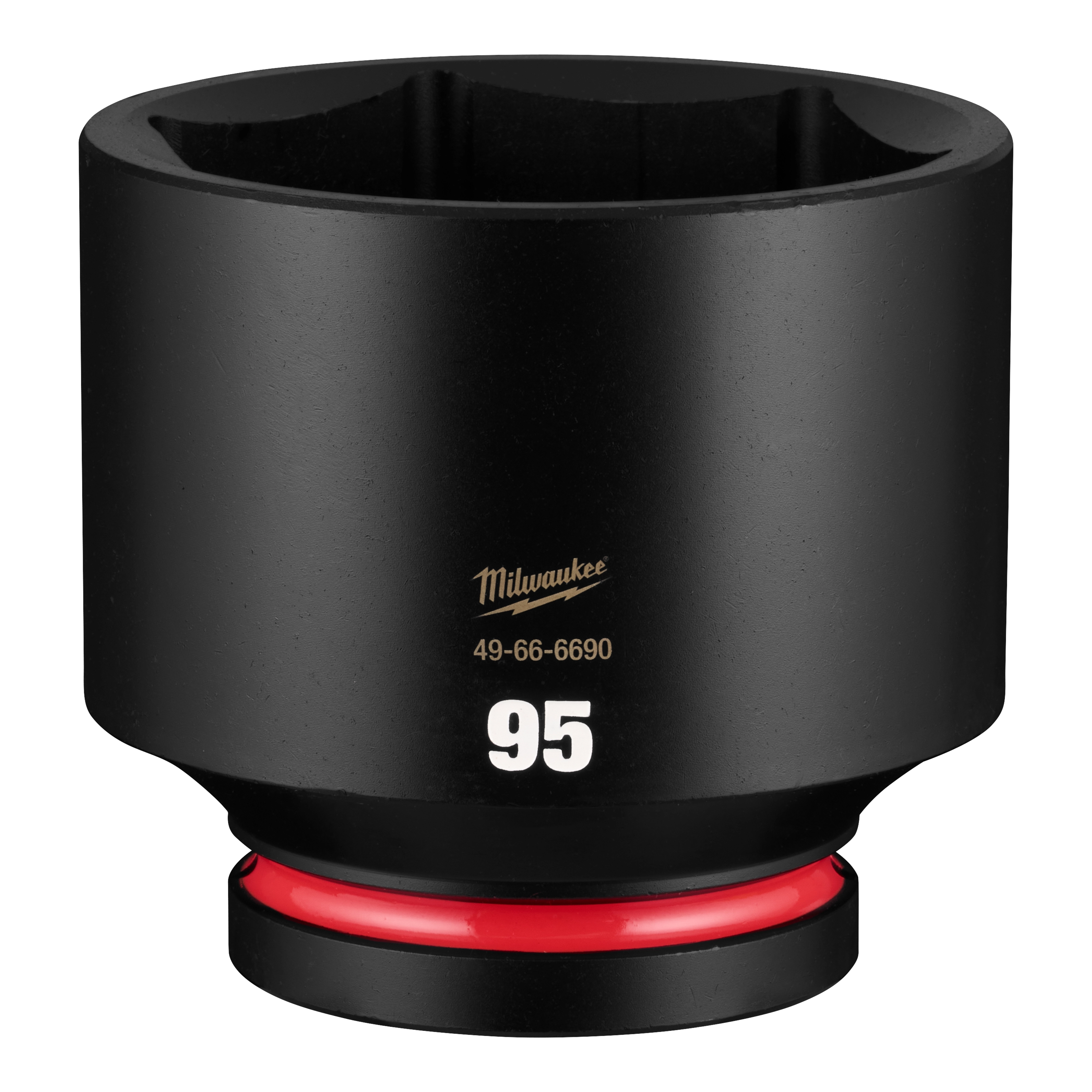 SHOCKWAVE Impact Duty 1" Drive 95mm Standard 6 Point Socket standing upright on a plain background.