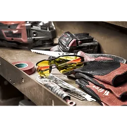 Safety Glasses - Yellow Anti-Scratch Lenses