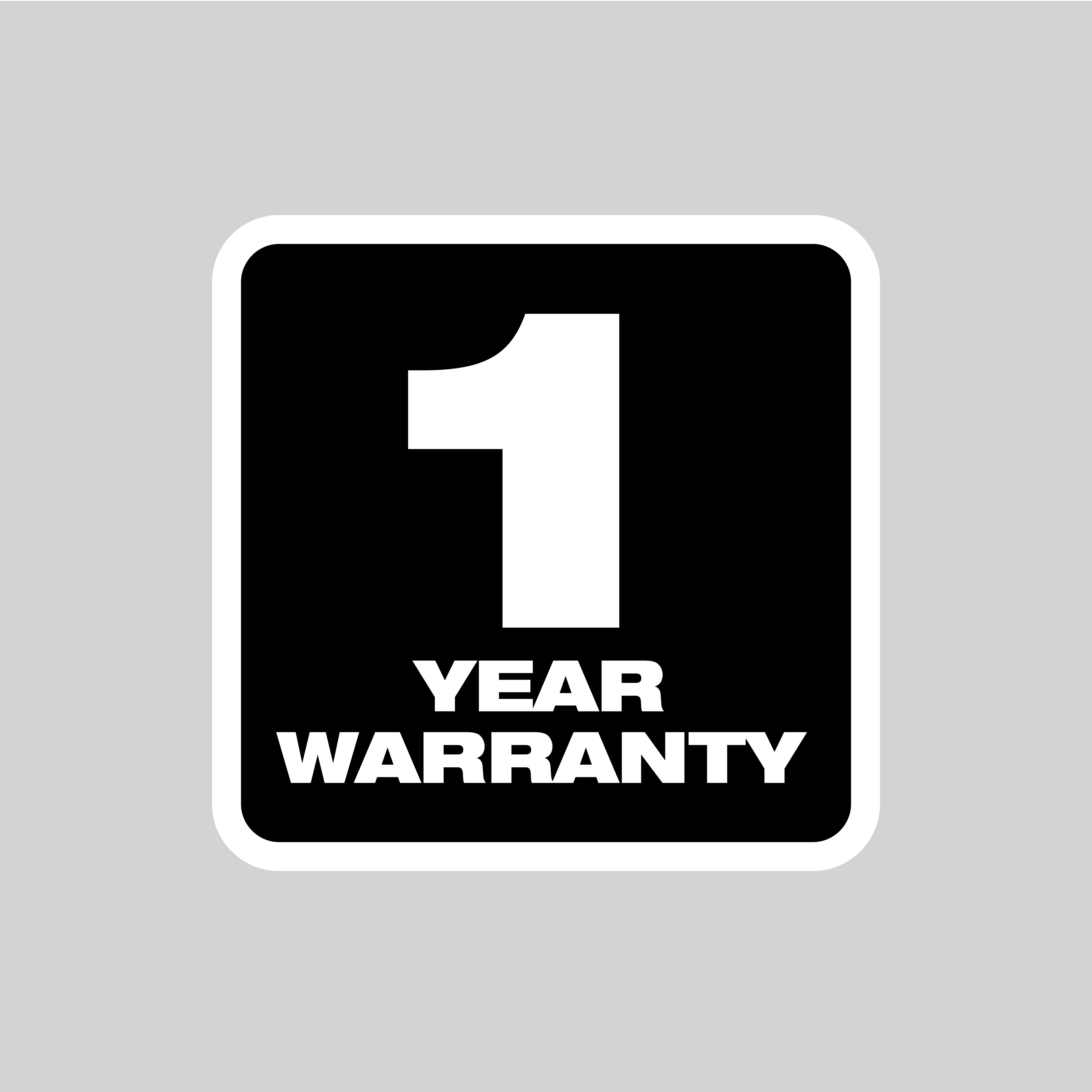 1 Year Warranty
