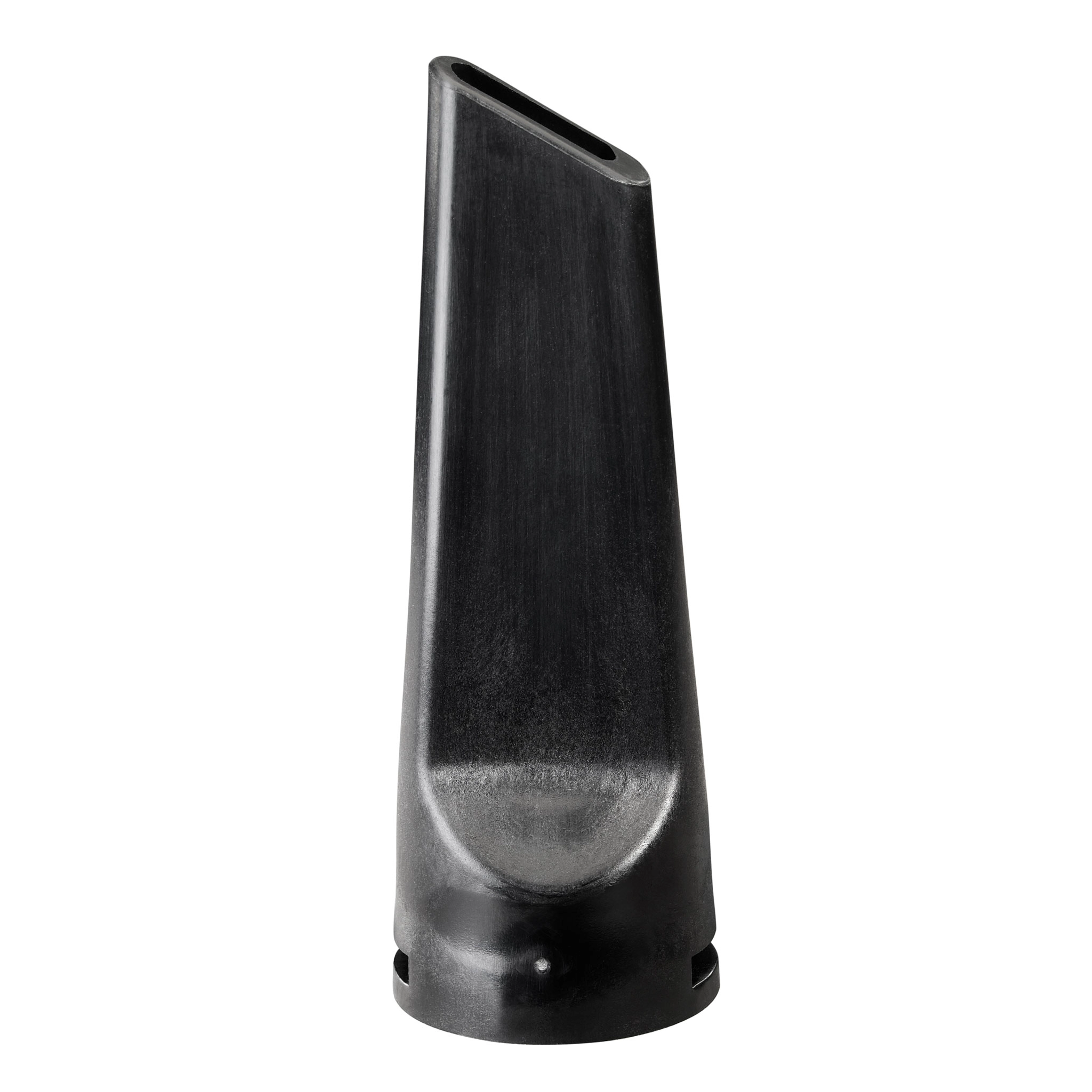 M12 HAMMERVAC Crevice Tool 49-90-2325 is a black, tapered vacuum attachment designed for cleaning narrow spaces and tight crevices.