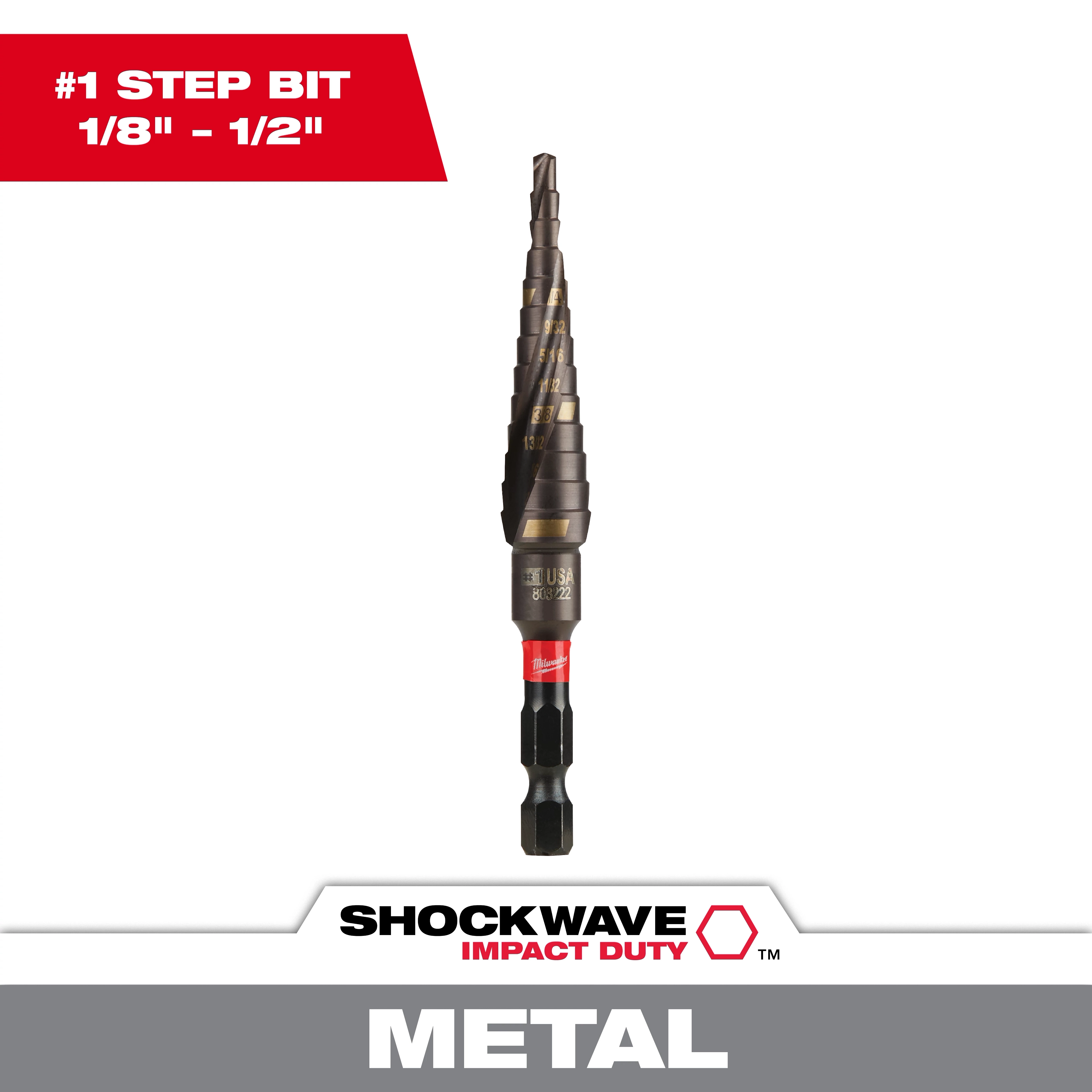 48-89-9241 SHOCKWAVE Impact Duty Step Bit Primary Image