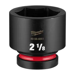 SHOCKWAVE Impact Duty 1" Drive 2-1/8" Standard 6 Point Socket standing upright on a plain background.