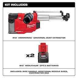 M12™ HAMMERVAC™ Universal Dust Extractor Kit