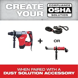 Corded Rotary Hammer OSHA Compliance Graphic