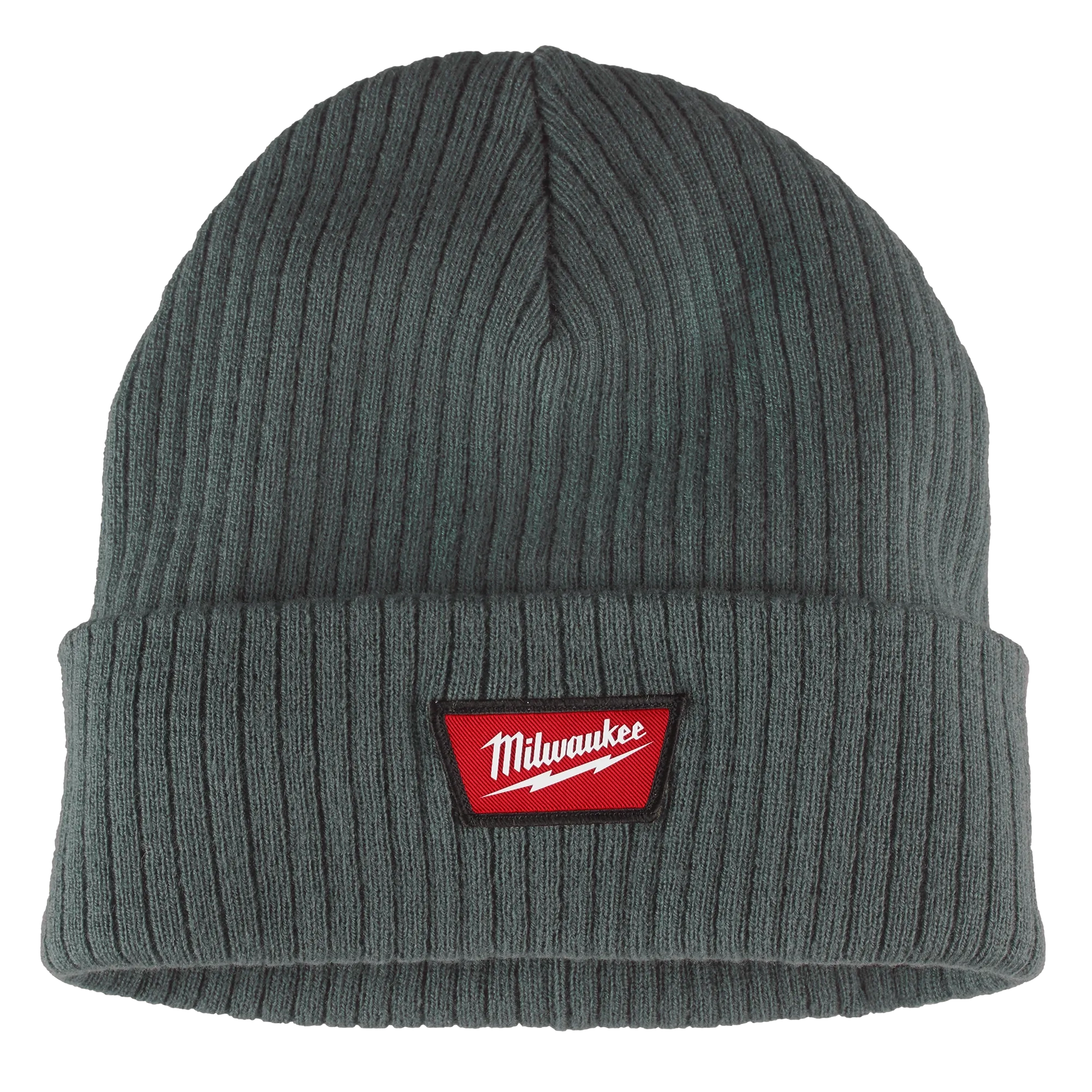 Image of the Milwaukee Rib-Knit Cuffed Beanie in green