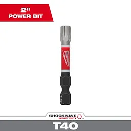 SHOCKWAVE™ 2" Impact TORX® T40 Power Bit (2 PK)