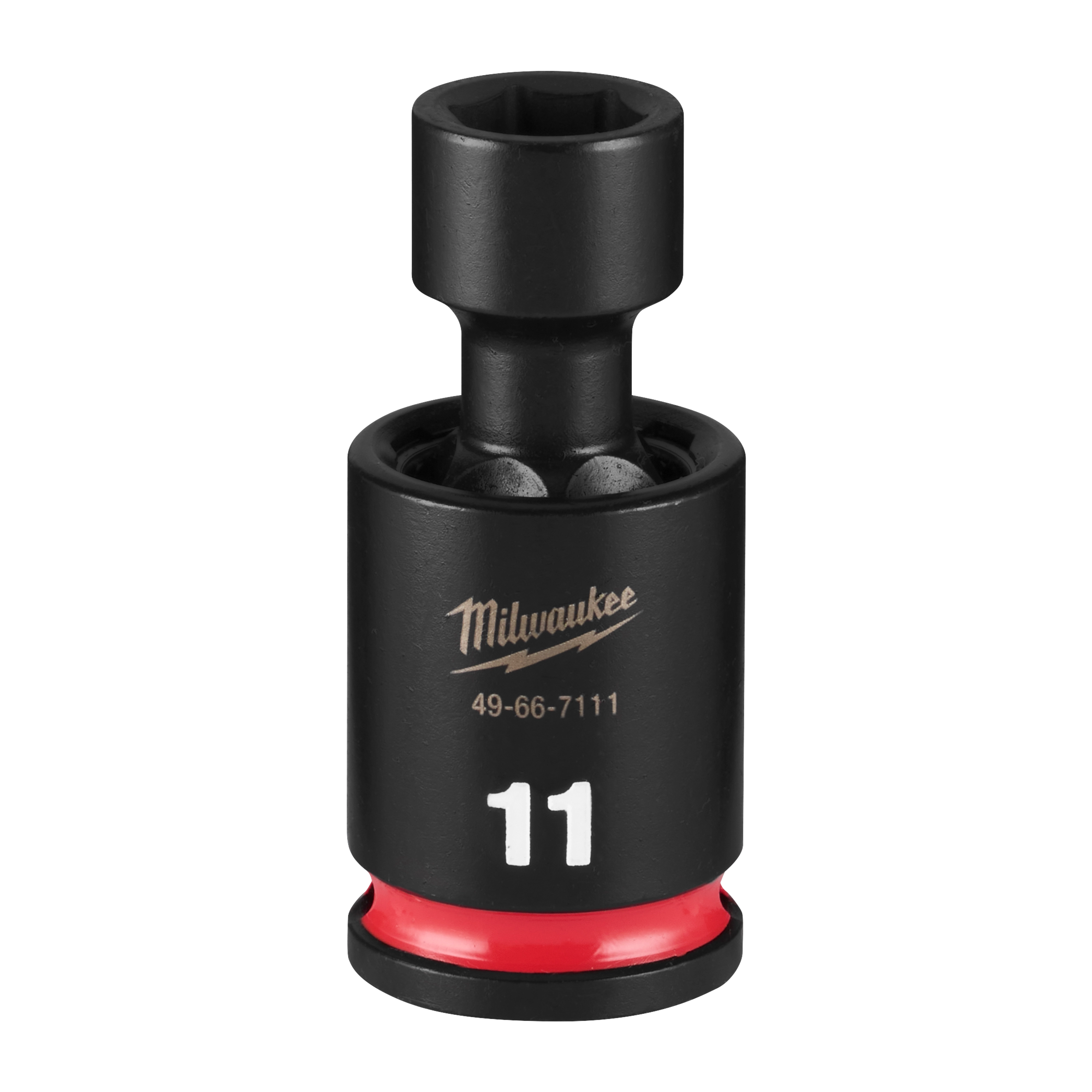 SHOCKWAVE Impact Duty 3/8" Drive 11MM Standard Swivel Socket standing upright on a plain background.