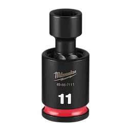 SHOCKWAVE Impact Duty 3/8" Drive 11MM Standard Swivel Socket standing upright on a plain background.