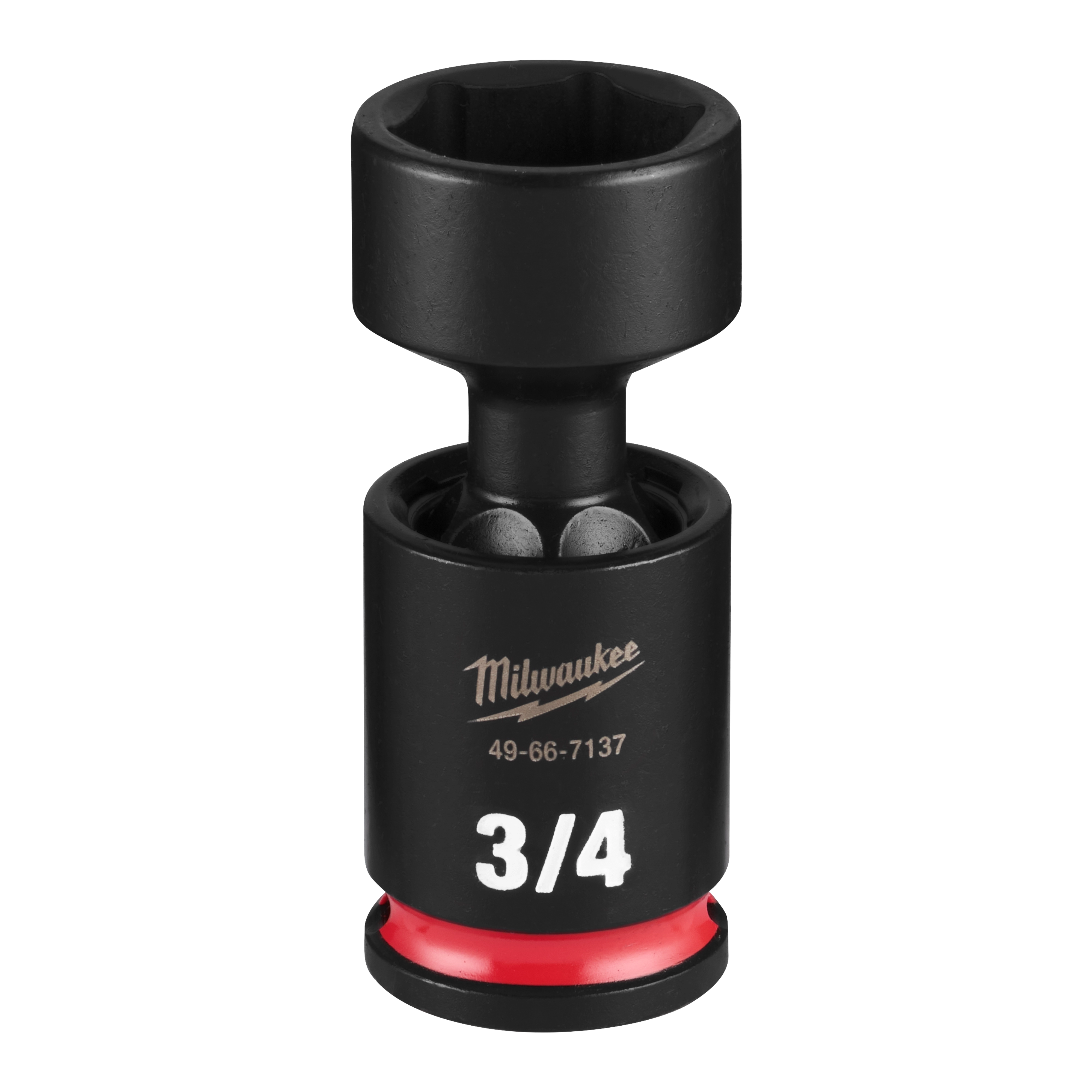 SHOCKWAVE Impact Duty 3/8" Drive 3/4" Standard Swivel Socket standing upright on a plain background.