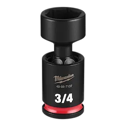 SHOCKWAVE Impact Duty 3/8" Drive 3/4" Standard Swivel Socket standing upright on a plain background.